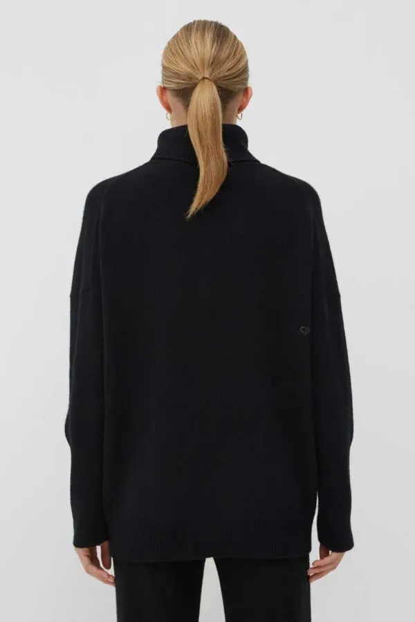 Chinti & Parker Relaxed Polo - Black - Image 5