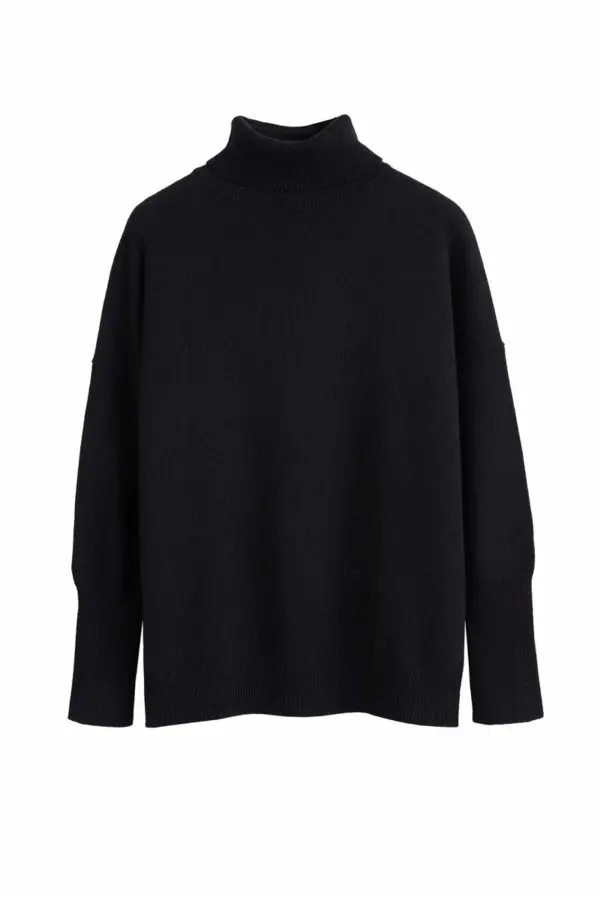 Chinti & Parker Relaxed Polo - Black - Image 3