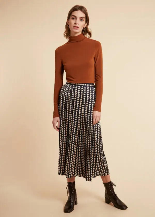 Frnch Edvina Skirt - Bleu Marine