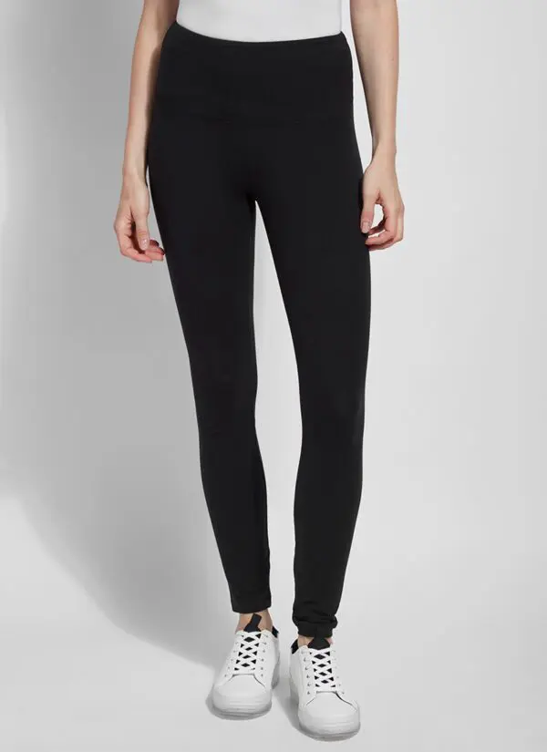 Lysse Flattering Cotton Leggings - Black