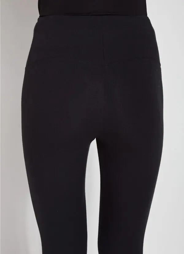 Lysse Flattering Cotton Leggings - Black - Image 3