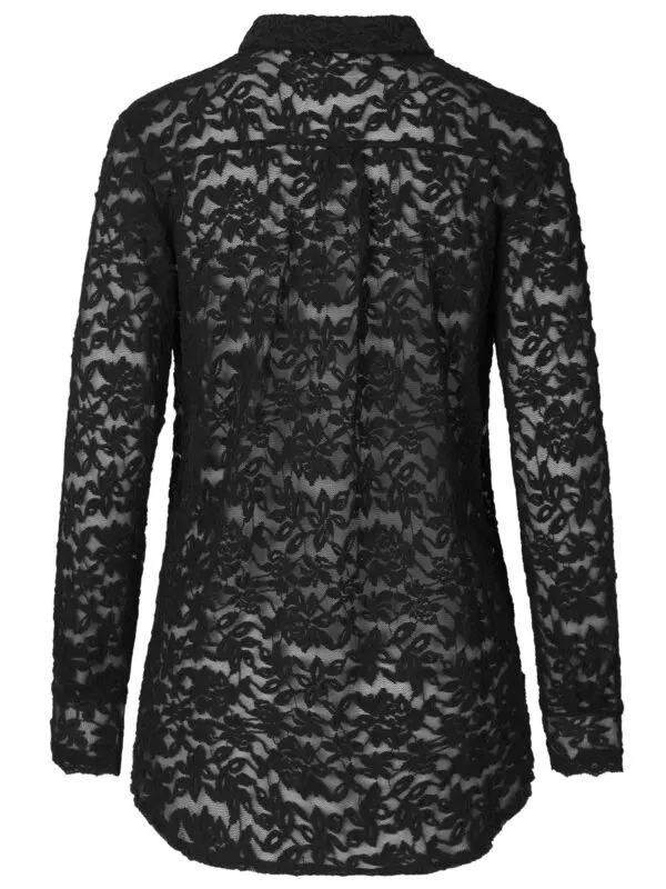 Rosemunde Delicia Lace Shirt - Black - Image 2