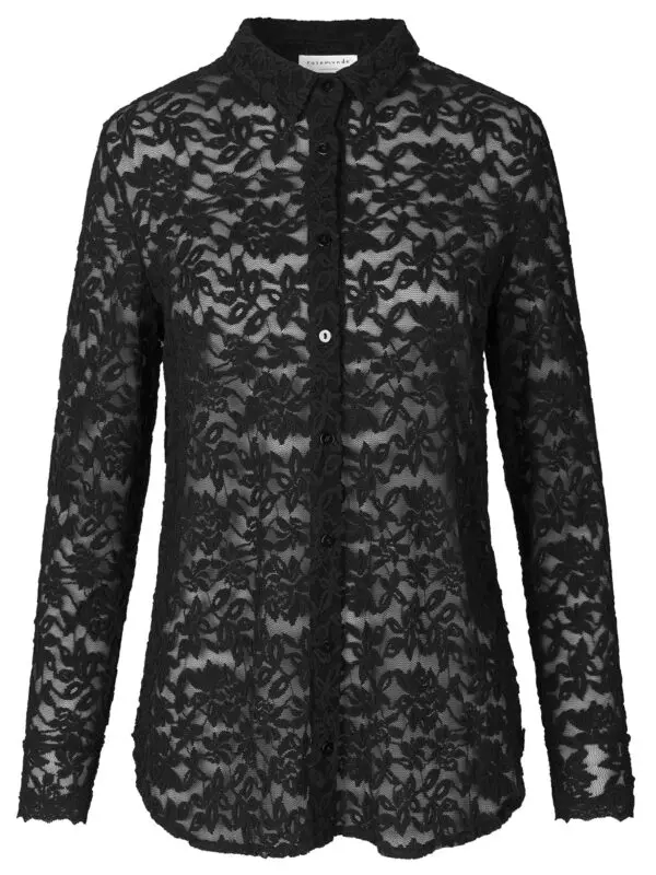 Rosemunde Delicia Lace Shirt - Black