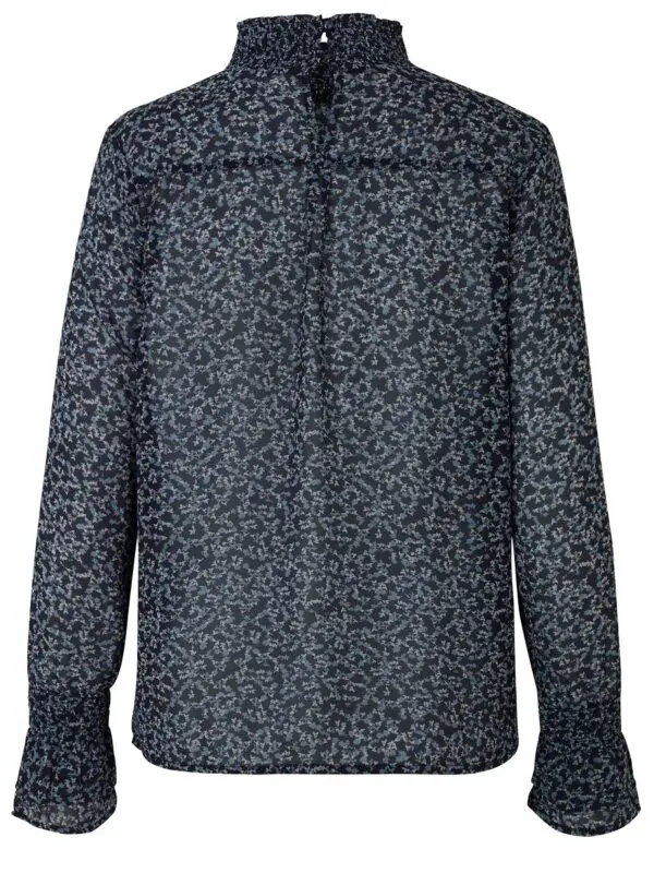 Rosemunde Manila Blouse - Blue Petit Flower Print - Image 2