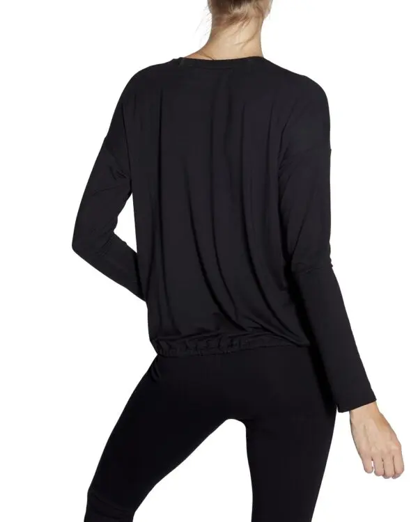Up Pants 30168 Round Neck Top - Black - Image 3
