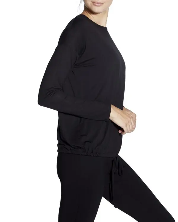 Up Pants 30168 Round Neck Top - Black - Image 2