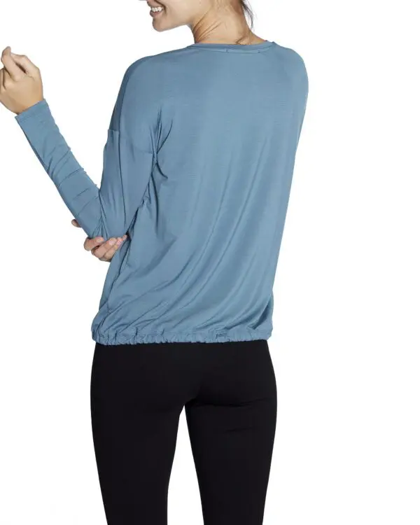 Up Pants 30168 Round Neck Top - Blue Stone - Image 3