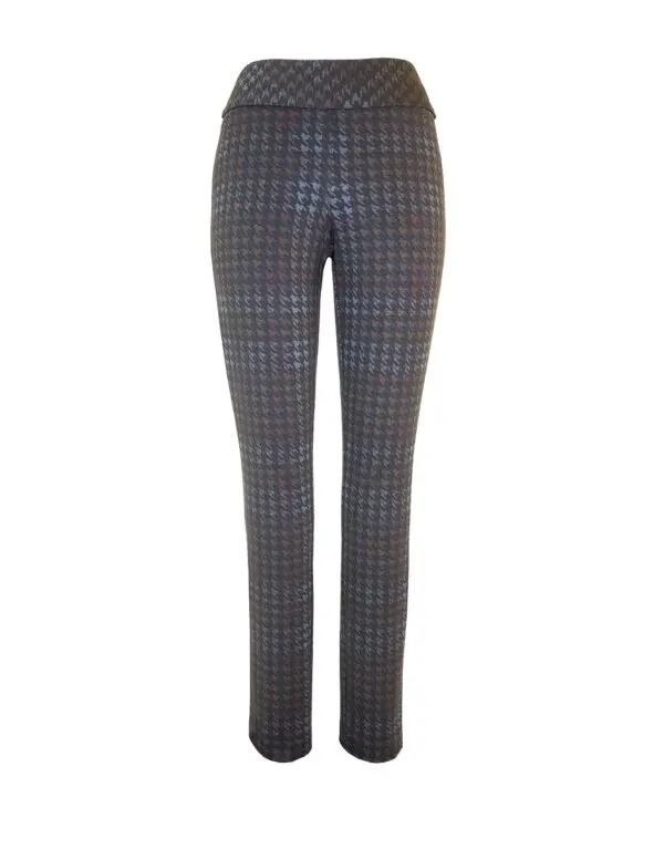 Up Pants 67049 Ponte 31" Leg Slim Trousers - Prada