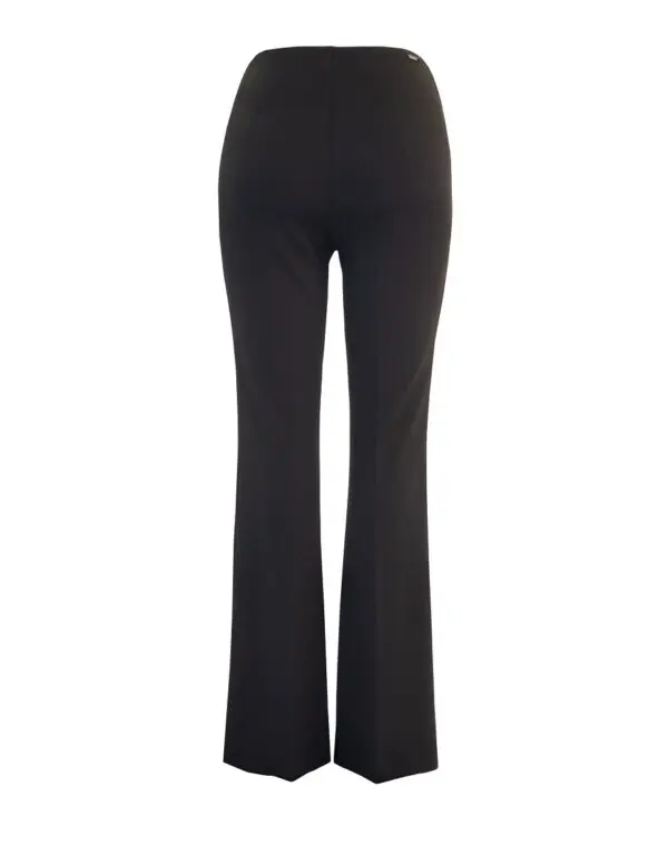 Up Pants 67083 Stretch Crepe 33" Leg Boot Cut Trousers - Black - Image 2
