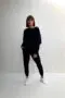 Chalk Lucy One Size Lounge Pant - Black