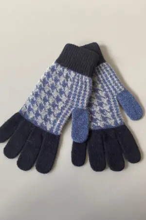 Robert Mackie Glenfinnan Gents' Gloves - Blue / Grey