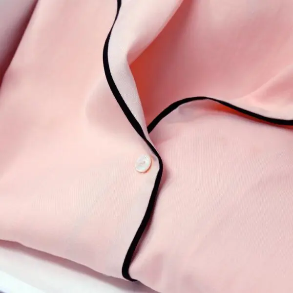Breathe Organic Cotton Pyjamas - Pink - Image 2