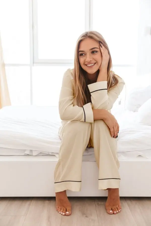 Breathe Organic Cotton Pyjamas - Wheat