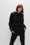 Chalk Hannah One Size Hoodie - Black