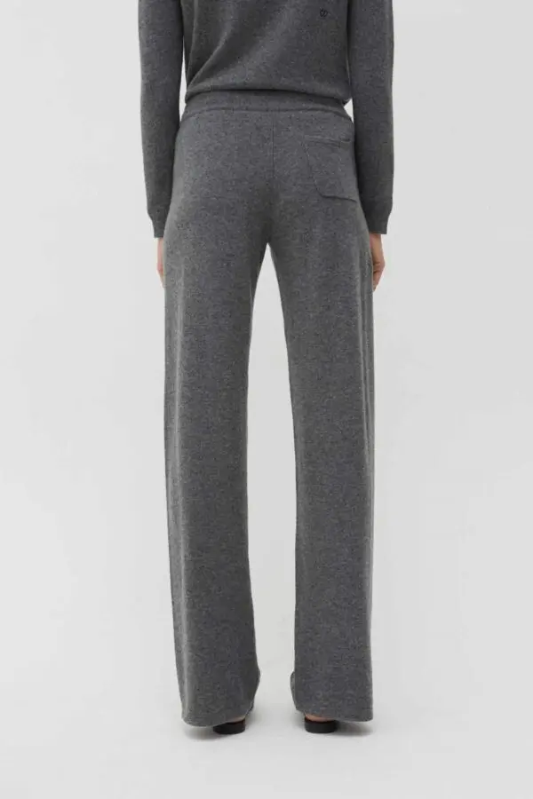 Chinti & Parker Wide Leg Pants - Grey - Image 4