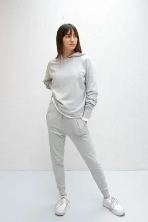 Chalk Lucy One Size Lounge Pant -Silver