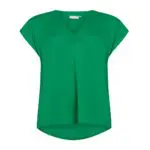 Coster Copenhagen Top with V Neck - Emerald Green