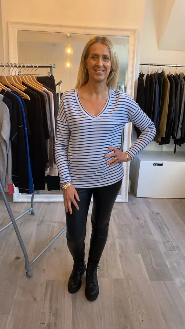 Michael Stars Medina Top - Coastal / Blueberry
