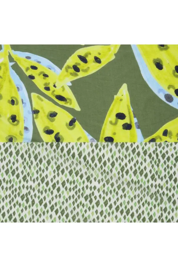 POM Amsterdam SP6438 Shawl - Cheetah Leaves Lemon - Image 2