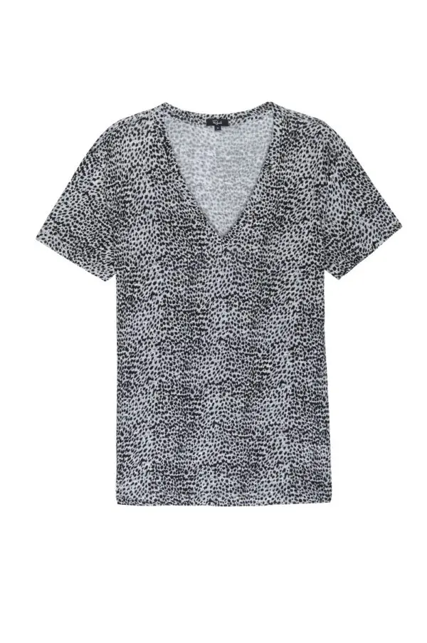 Rails Cara V Neck T Shirt - Heather Lynx