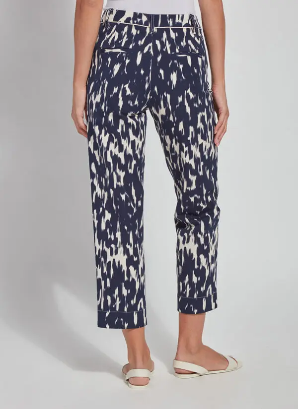 Lyssé Talia Printed Tregging - Painted Spots with Cream Piping - Image 5