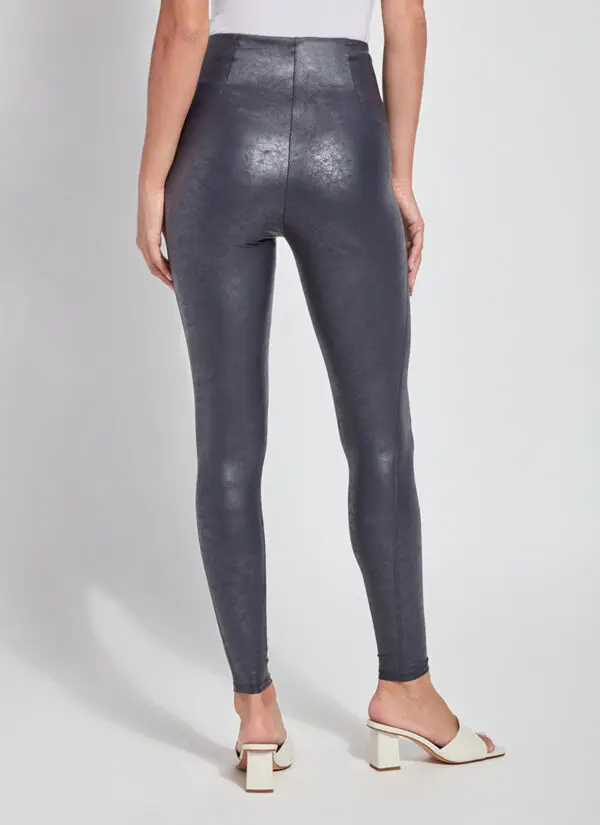 Lyssé Matilda Foil Legging - True Navy - Image 4