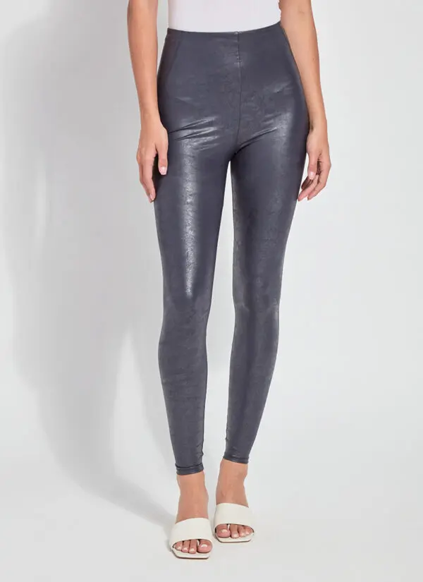 Lyssé Matilda Foil Legging - True Navy