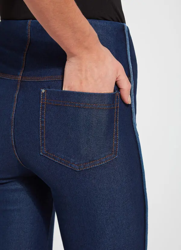 Lyssé Repreve Boyfriend Trouser - Indigo - Image 4