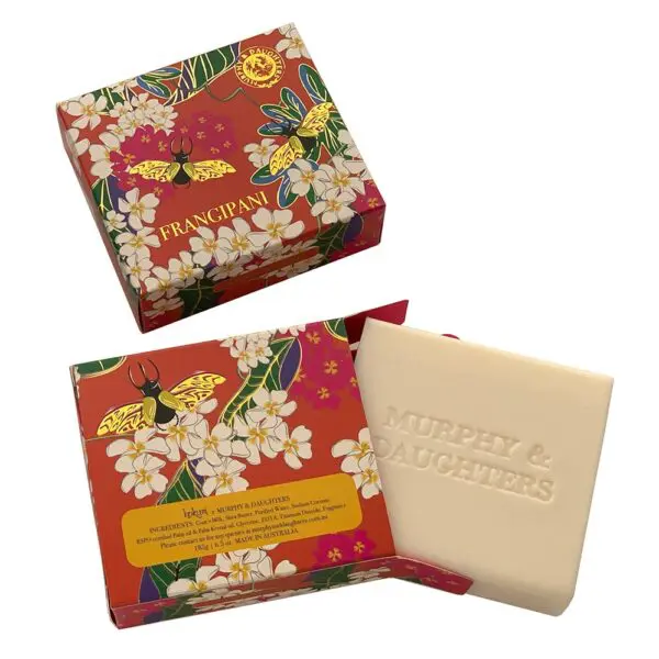 Murphy & Daughters Rectangular Boxed Soap - Frangipani