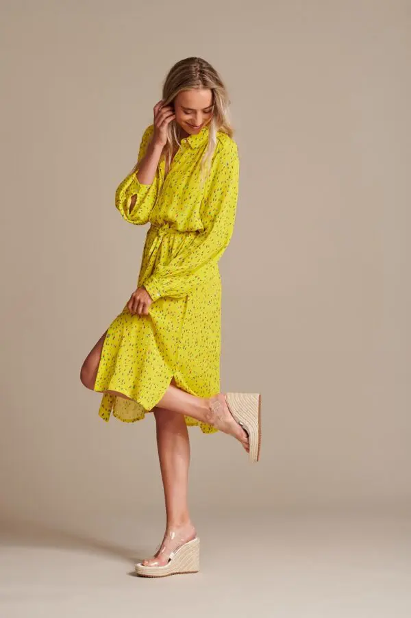 POM Amsterdam SP6548 Dress - Flower Kisses Lemon - Image 3