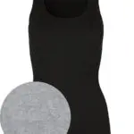 Rosemunde Babette Silk Vest - Light Grey Melange