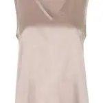 Rosemunde Jade Silk Top - Vintage Powder