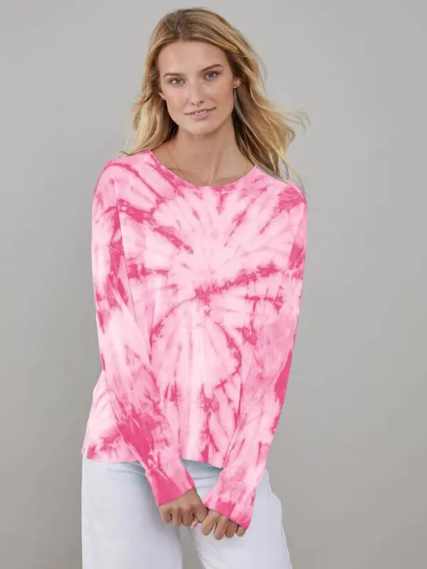 South Parade Susan Tie Dye Sweater - Pink - Image 3