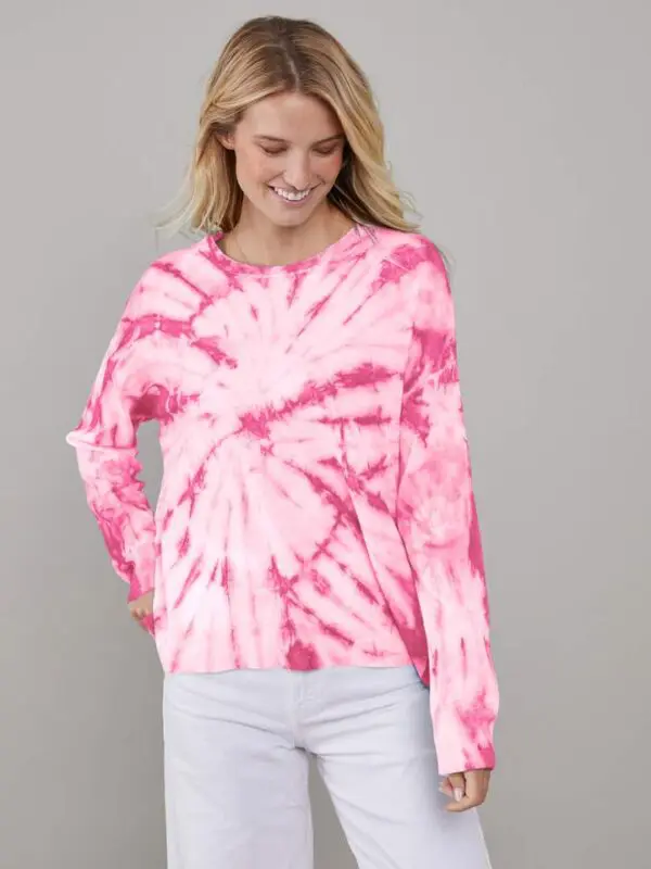 South Parade Susan Tie Dye Sweater - Pink