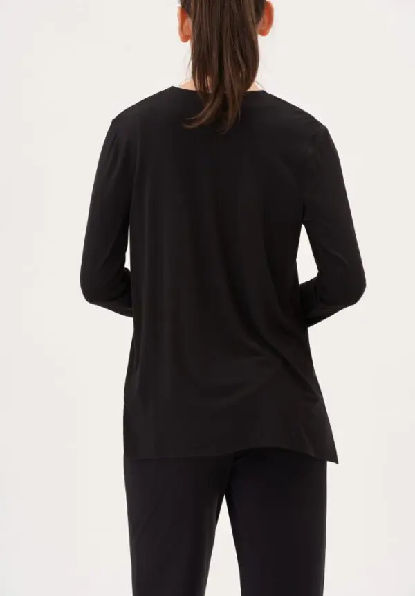Up Pants 30189 Long Sleeve Cardigan - Black - Image 3