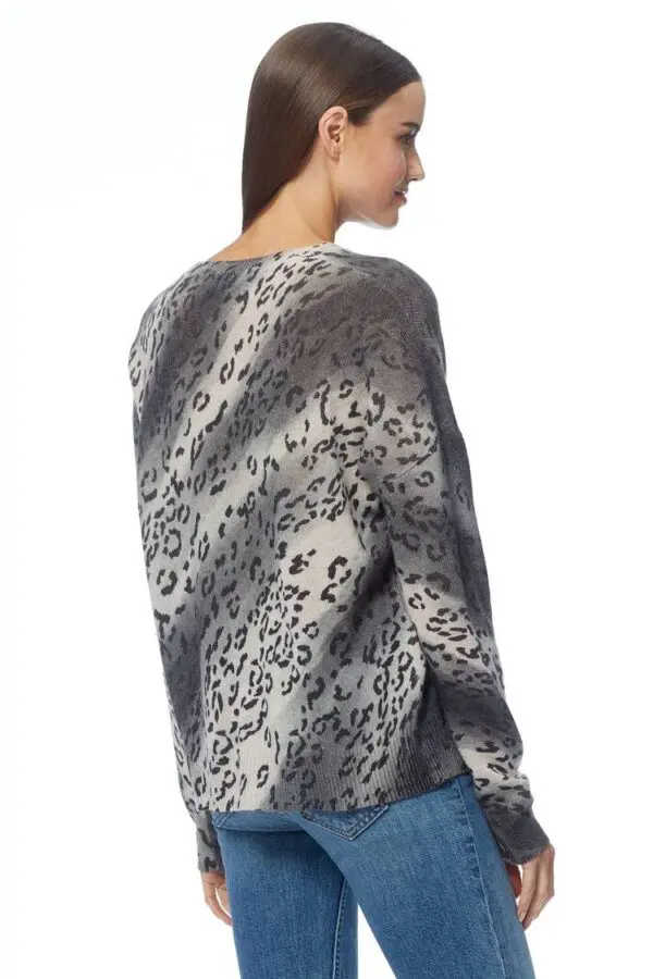 360 Cashmere Roxana Crewneck - Sheepskin Multi - Image 2