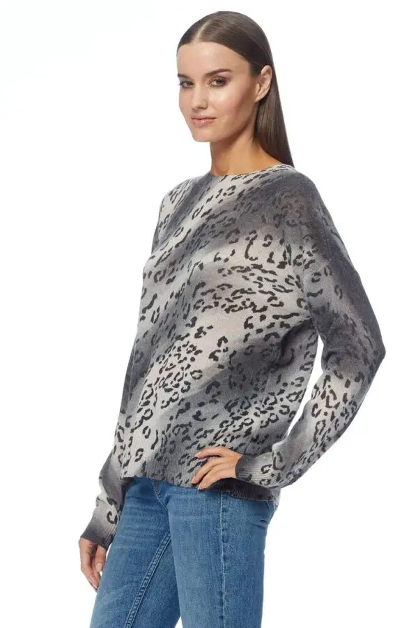 360 Cashmere Roxana Crewneck - Sheepskin Multi - Image 3