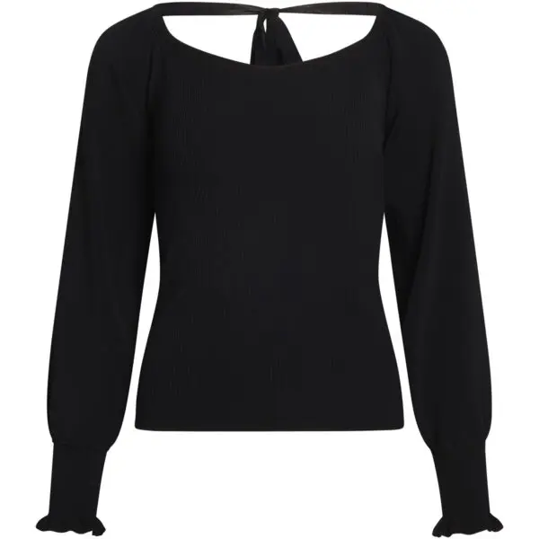 Bruuns Bazaar Celosia Otilie Knit Top - Black