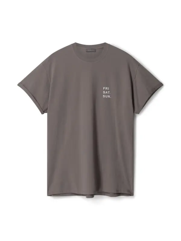 Chalk May 'Fri Sat Sun' One Size T Shirt - Mouse