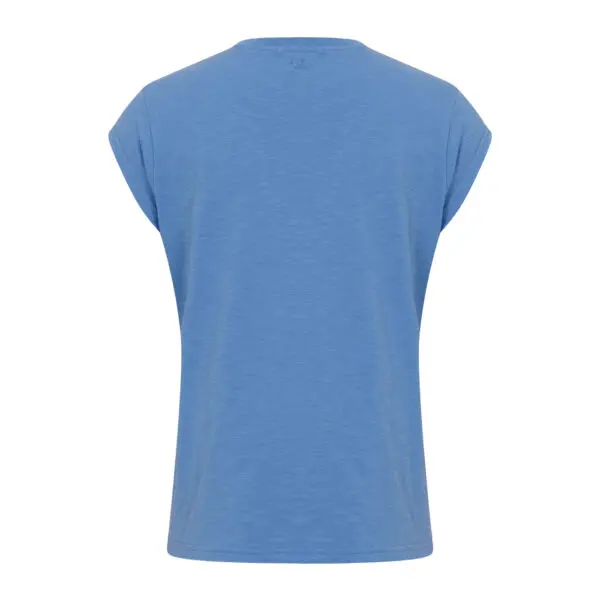 Coster Copenhagen CC Heart Basic V Neck T Shirt - Airy Blue - Image 2