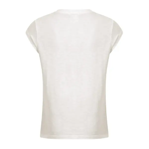 Coster Copenhagen CC Heart Basic V Neck T Shirt - White - Image 2