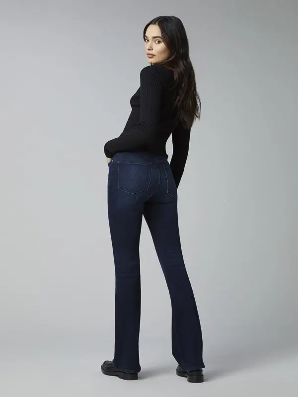 DL1961 Bridget High Rise Instaslim Boot Cut Jean - Mediterranean - Image 4