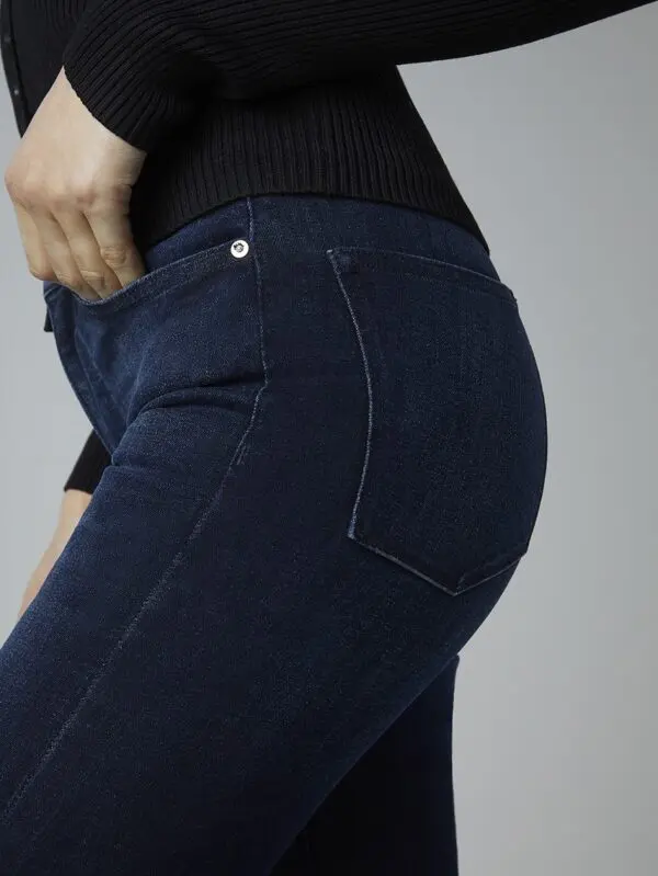 DL1961 Bridget High Rise Instaslim Boot Cut Jean - Mediterranean - Image 3