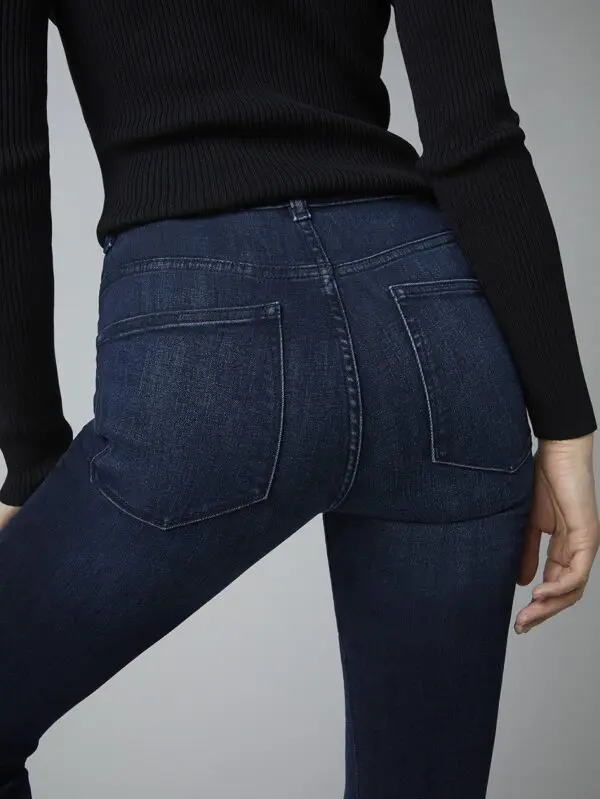 DL1961 Bridget High Rise Instaslim Boot Cut Jean - Mediterranean - Image 2