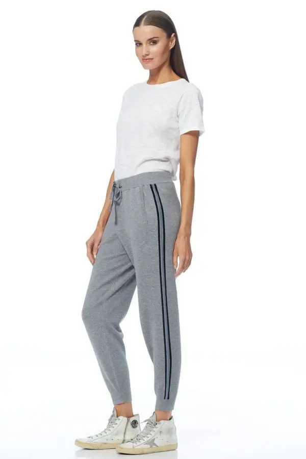 360 Cashmere Brea Pant - Mid Heather Grey / Multi - Image 4
