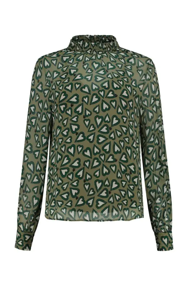 POM Amsterdam SP6595 Top - Heartbeat Khaki Green