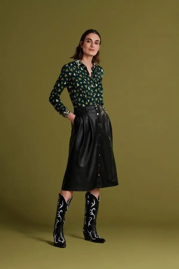 POM Amsterdam SP6595 Top - Heartbeat Khaki Green - Image 2
