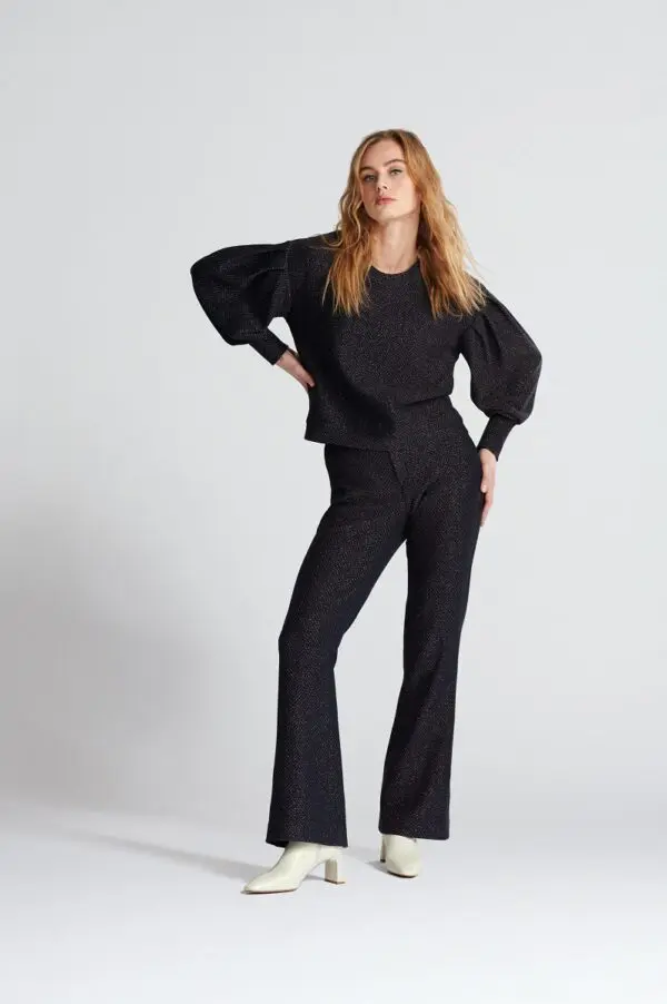 POM Amsterdam SP6708 Sweater - Blue Shimmer - Image 6