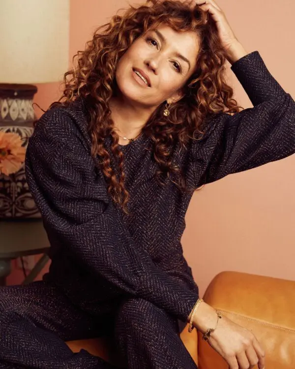 POM Amsterdam SP6708 Sweater - Blue Shimmer - Image 2
