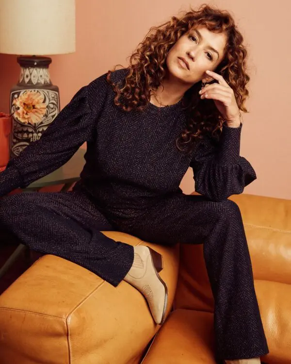 POM Amsterdam SP6708 Sweater - Blue Shimmer - Image 5